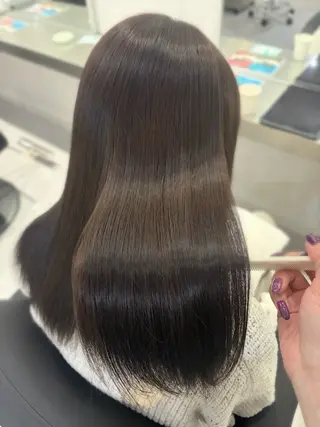 セミロング 🫧縮毛矯正支持率 No.1 ほのか🫧のヘアスタイル