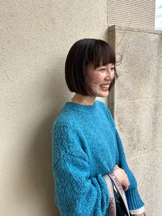 ショート カラー BRUNTJET所属・MAEDA MADOKAのヘアスタイル