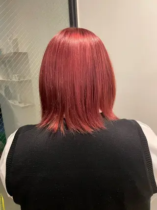 ミディアム 藤村 翔充のヘアスタイル