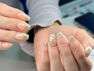 ネイル ココナッツネイル つきえ❄️🫧のネイルデザイン