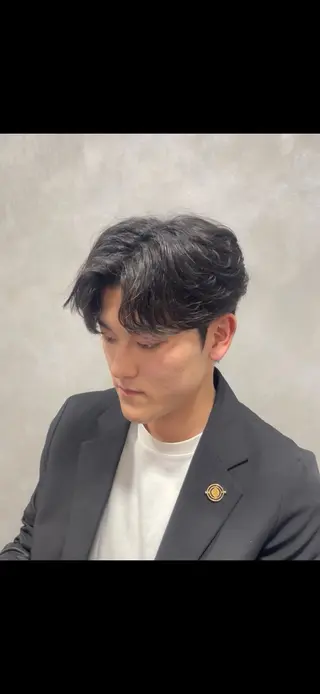 パーマ メンズ 吉田 タカスケのヘアスタイル