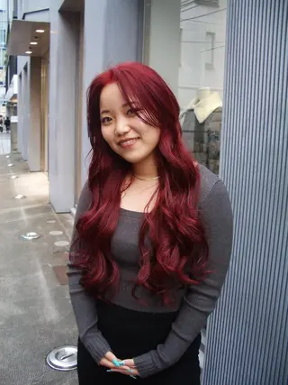 ロング カラー marino マリノのヘアスタイル