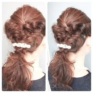 セミロング mare所属・＊＊＊ natsumiのヘアスタイル