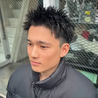 ショート パーマ メンズ ツイスパ/メンズ パーマ/歩夢のヘアスタイル