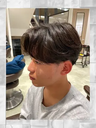 パーマ メンズ 山下 桜華のヘアスタイル