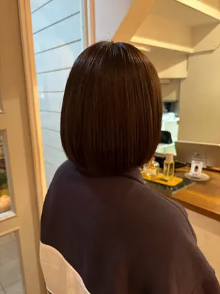 ミディアム カラー ながこ /透明感カラーのヘアスタイル