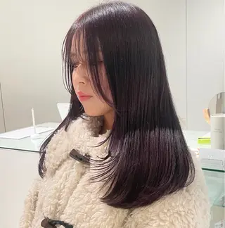 セミロング haruko🎀 レイヤーカットのヘアスタイル