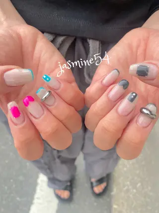ネイル jasmine54所属・jasmine54 mihoのネイルデザイン