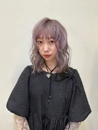 ミディアム ヘアアレンジ 金田 法子のヘアスタイル
