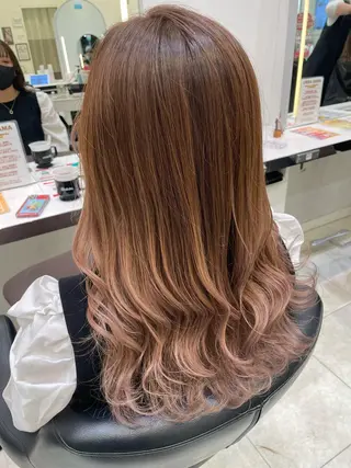 ロング GOAT_茅ヶ崎 キシ サクラのヘアスタイル