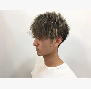カラー メンズ 鈴木 翔梧のヘアスタイル