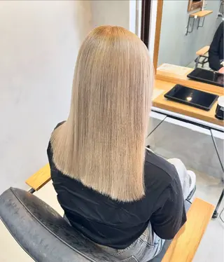 カラー SOURCE河原町 LICOのヘアスタイル