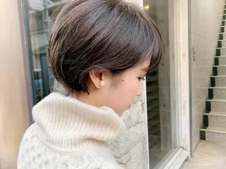 ショート カラー EMANON天神所属・Hitomi Ezakiのヘアスタイル
