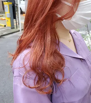 ロング カラー GIFT所属・谷 結奈のヘアスタイル