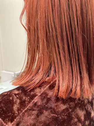 ミディアム カラー ボブ/インナーカラー /眉毛/Miyuのヘアスタイル