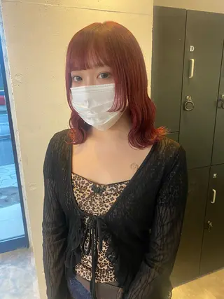 ミディアム カラー 韓国ヘア特化 💟 ララア 💟のヘアスタイル