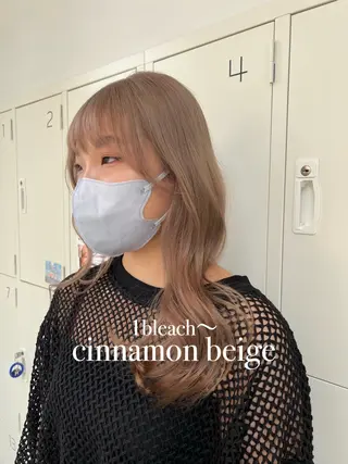 ロング カラー Kana 🍋 ハイトーン【高円寺】のヘアスタイル