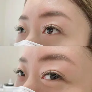 カラー メンズ マツエク・マツパ パーフェクトウィンク ちぢいわみのりのマツエク・マツパデザイン