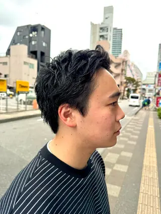 メンズ 米元 春奈のヘアスタイル