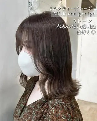 カラー ✨ブリーチなしカラー ×髪質改善✨松村 潤のヘアスタイル