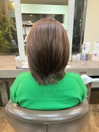 ミディアム 『fleur』斎藤 竜雅のヘアスタイル