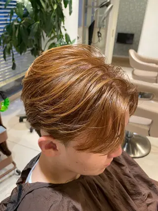 カラー メンズ 鈴木大翔 当日予約大歓迎のヘアスタイル