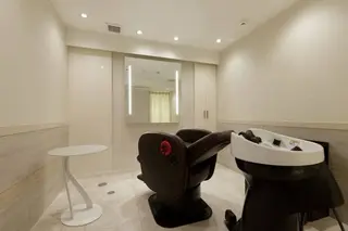 韓国レイヤー/酸性 ストレート/髪質改善のヘアスタイル