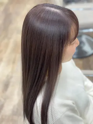 ロング カラー louwe 武藤幸世のヘアスタイル