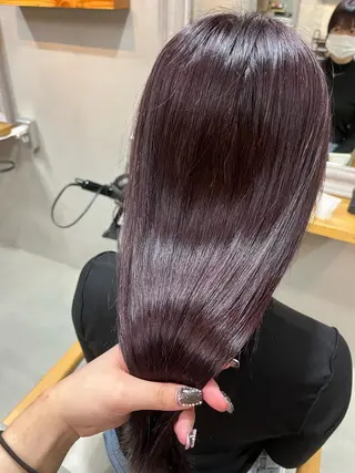 ロング カラー 韓国レイヤー💖 ハイトーン🍒ྀིのヘアスタイル