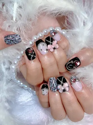 ネイル シェアサロンLei.g(レイジー)所属・3Dアートネイル💗 都築レナのネイルデザイン