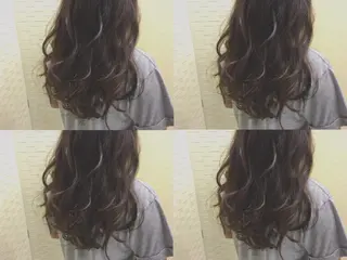 ミディアム セミロング ロング カラー boutique misakiのヘアスタイル