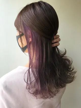 セミロング 🌻韓国風ヘア🌻 ✨🌷ナナコ🌷のヘアスタイル