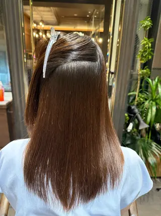 ロング MINX竹内杏奈 /縮毛矯正のヘアスタイル