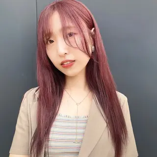 ロング カラー ちほ /ボブスタイルのヘアスタイル