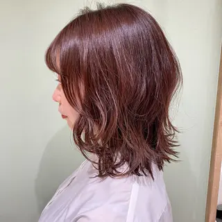 ミディアム ase.糸島店所属・UEDA AYAのヘアスタイル