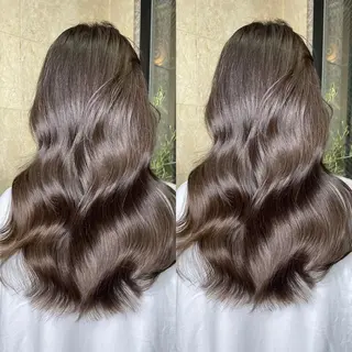 ロング カラー 色気グレージュ 🤍kosuke🤍のヘアスタイル