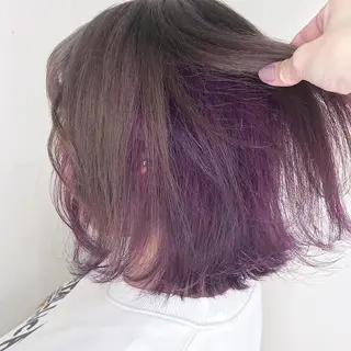 ミディアム カラー 似合わせ提案サラ艶♡ 彩華のヘアスタイル