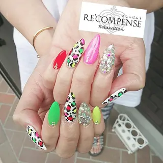 ネイル RE'COMPENSE所属・れこん ぱんすのネイルデザイン