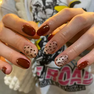 カラー ネイル scre as Etelのネイルデザイン