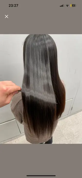 ロング 🫧ナオ🫧 /韓国 ヘア/ マンツーマンのヘアスタイル