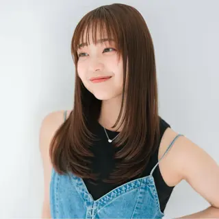 ロング カラー 近藤 若菜のヘアスタイル