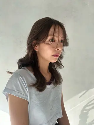 セミロング カラー キッズ オトナヘア🌿 harukaのヘアスタイル