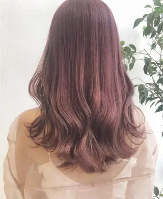 セミロング カラー nakahara madokaのヘアスタイル