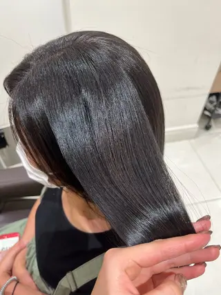 ロング カラー 《艶髪縮毛矯正》 かのん☽⑅ ˖のヘアスタイル