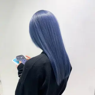 ロング カラー ヘアアレンジ 【公式】横浜 THREE🤎🕯️のヘアスタイル