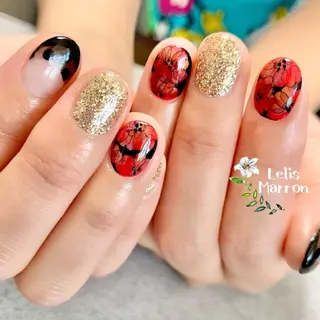 ネイル Lelis Marron所属・岸 侑李のネイルデザイン