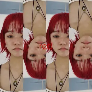 ショート カラー 楪 yuzuriha所属・Saaya/レイヤー /ブリーチ/ブロンドのヘアスタイル