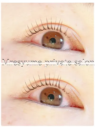 マツエク・マツパ Mresyume MAYUのマツエク・マツパデザイン