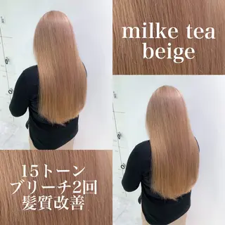 ロング 大人上品🤍明るめ ベージュ🤍REOのヘアスタイル