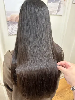 セミロング カラー 髪質改善/レイヤー ストウシンゴのヘアスタイル